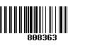 Código de Barras 808363