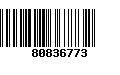 Código de Barras 80836773