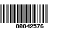 Código de Barras 80842576