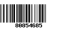 Código de Barras 80854685