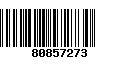 Código de Barras 80857273