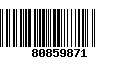 Código de Barras 80859871