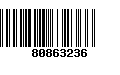 Código de Barras 80863236