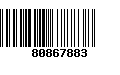 Código de Barras 80867883