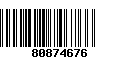 Código de Barras 80874676