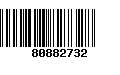 Código de Barras 80882732