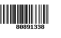 Código de Barras 80891338