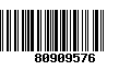 Código de Barras 80909576