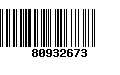 Código de Barras 80932673