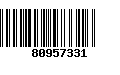 Código de Barras 80957331