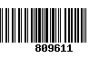 Código de Barras 809611