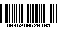 Código de Barras 8096200620195