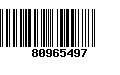 Código de Barras 80965497