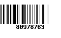 Código de Barras 80978763