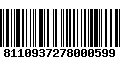 Código de Barras 8110937278000599