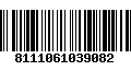 Código de Barras 8111061039082