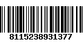 Código de Barras 8115238931377