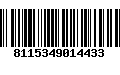 Código de Barras 8115349014433