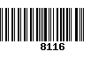 Código de Barras 8116