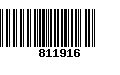 Código de Barras 811916