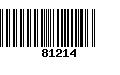 Código de Barras 81214