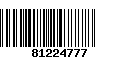 Código de Barras 81224777