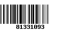 Código de Barras 81331093