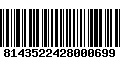 Código de Barras 8143522428000699