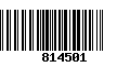 Código de Barras 814501