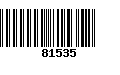 Código de Barras 81535