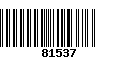 Código de Barras 81537