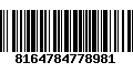 Código de Barras 8164784778981