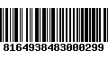 Código de Barras 8164938483000299