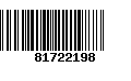 Código de Barras 81722198