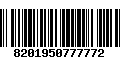 Código de Barras 8201950777772