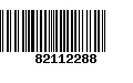 Código de Barras 82112288