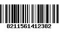 Código de Barras 8211561412382