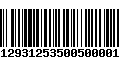 Código de Barras 821293125350050000100