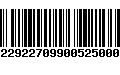 Código de Barras 822292270990052500084