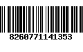 Código de Barras 8260771141353