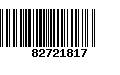 Código de Barras 82721817