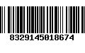 Código de Barras 8329145018674