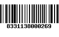 Código de Barras 8331138000269