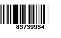 Código de Barras 83739934