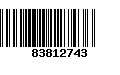 Código de Barras 83812743