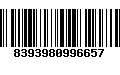 Código de Barras 8393980996657