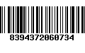 Código de Barras 8394372060734