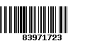 Código de Barras 83971723