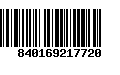 Código de Barras 840169217720