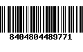 Código de Barras 8404804489771